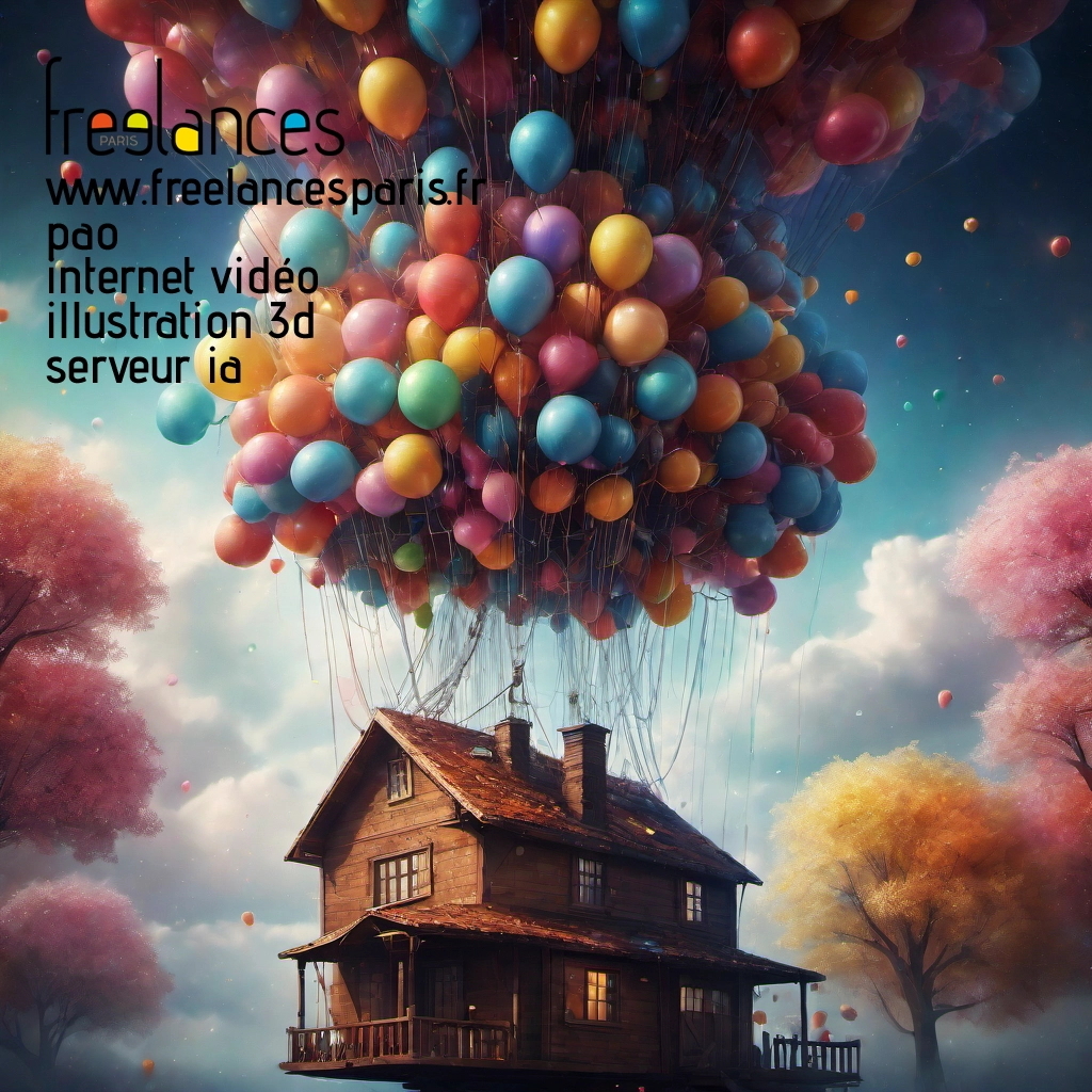 Pao mise en page internet vidéo illustration 3d serveur IA générative AI freelance paris studio de création magazines mq1ldwx0